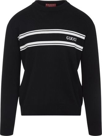 Gucci Black Silk Sweater-Uomo