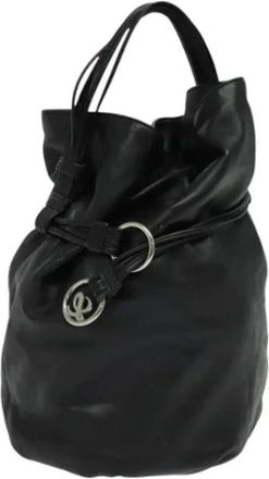 Loewe Pre-owned Cuero bolsos-de-mano - Pre-owned - Mujer - Negro - ONE SIZE