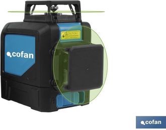 cofan Nivel L&aacute;ser Autonivelante 30 M 2 X 360&deg;, Nivel L&aacute;ser Autonivelante De L&iacute;neas Cruzadas 2 X 360&deg; Con Dos Modos, Manual Y Autonivelaci&oacute;n, Para Facilitar 