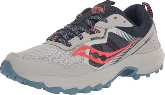 Saucony Womens Excursion TR16 Trail Running Shoe, 7.5 W US, Concrete/Night, 7.5 Wide