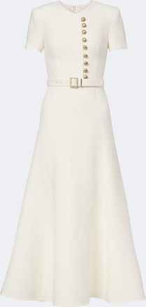 Roland Mouret Vestido de c&oacute;ctel de lana y seda