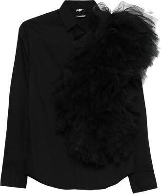 Alchemy Camicia con ruches - Nero