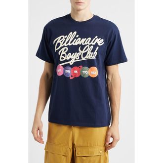 Billionaire Boys Club BB Align Cotton Graphic T-Shirt in Navy Blazer at Nordstrom, Size Medium