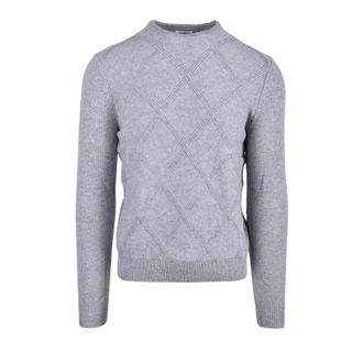 Malo Heren, Truien, Grijs, Maat: M Wol