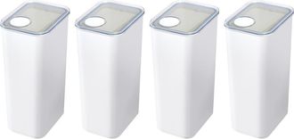 iDesign Extra Large Canister with Removable Pour Cap - Set of 4 - White in Natural at Nordstrom