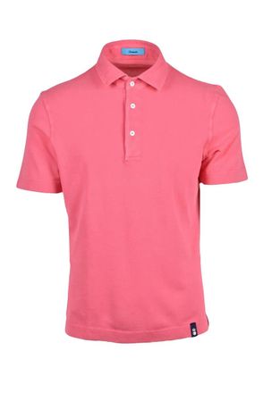 Drumohr Fuchsia Cotton Polo Shirt