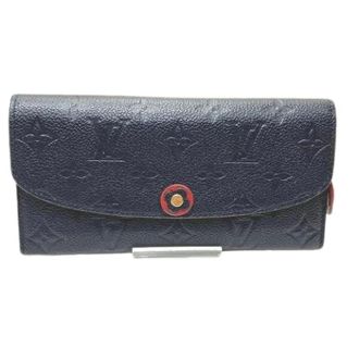 Louis Vuitton Pre-owned Wallets, female, Blue, Size: ONE SIZE Pre-owned Portefeuille Emilie Monogram Empreinte Long Wallet