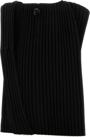 Homme Plissé Issey Miyake Geplooide shopper - Zwart