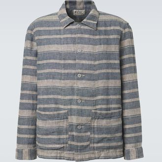 Ralph Lauren Striped linen overshirt