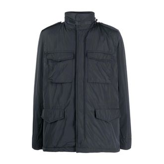 Aspesi Jassen, Heren, Blauw, M, Lichtgewicht jas