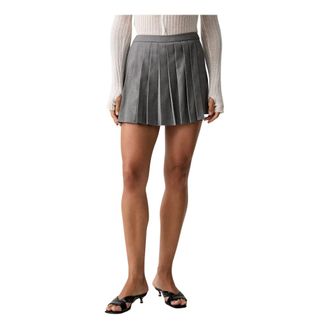 Twinset Geplooide Skort - Dames - Rokken - Grijs - Maat: L Wol