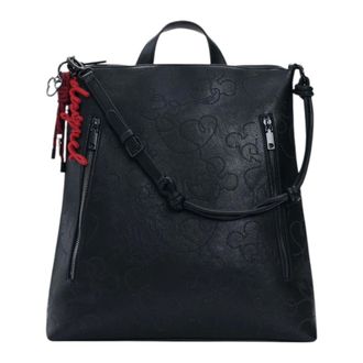 Desigual Mickey Lines Pretoria Backpack - female - Desigual - Backpacks - Black - ONE SIZE - Bags