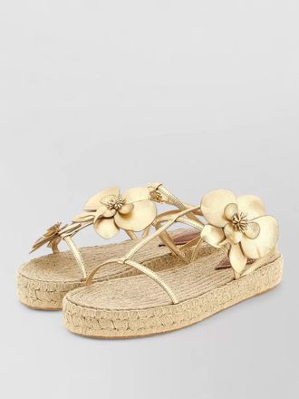 Zimmermann leather orchid sandals