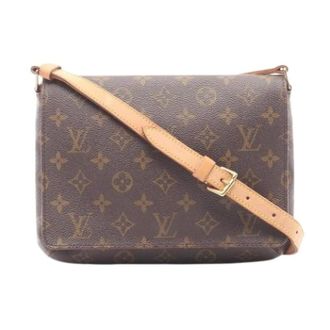 Louis Vuitton Pre-owned Cross Body Bags, female, Brown, Size: ONE SIZE Pre-owned Vintage Monogram Shoulder Bag