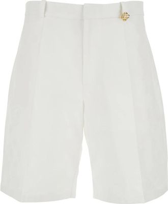 Casablanca Bermuda Pants - Heren - Korte Broeken - Wit - L - Katoen - Korte Broeken
