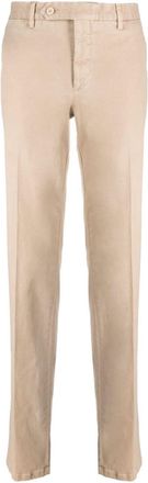 Rota Sport pressed-crease cotton chinos - men - Elastane/Lyocell/Cotton/Cotton - 54 - Neutrals