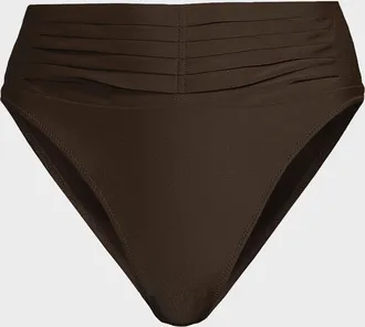 Ramy Brook Ivo Ruched Bikini Bottoms