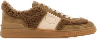 Valentino Garavani Brown Lace Up Sneakers