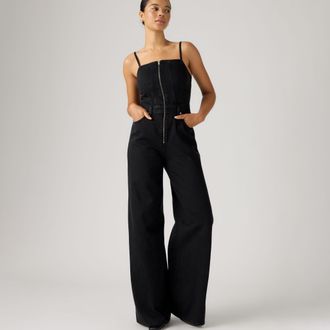 Levi's Lightweight Seamed Jumpsuit - Womens - XS - Black