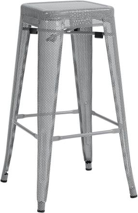 Clp Taburete De Bar Fletcher Plateado