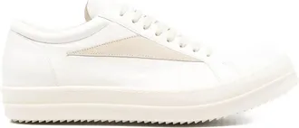 Rick Owens Leather Lace-up Sneakers
