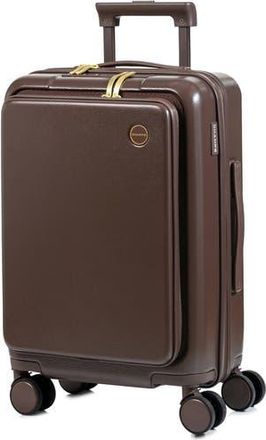 Champs Luggage Onyx 21.5-Inch Expandable Hardside Spinner Carry-On in Brown at Nordstrom Rack