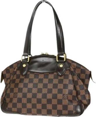 Louis Vuitton Pre-owned Handbags, female, Brown, Size: ONE SIZE Pre-owned Vintage Canvas Handbag