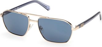 Guess GU00301 32V Mens Sunglasses Gold Size 59