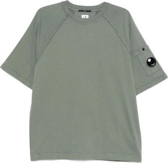 C.P. Company Pocket-sleeve T-Shirt - Heren - T-shirts - Grijs - M - Katoen - Tops