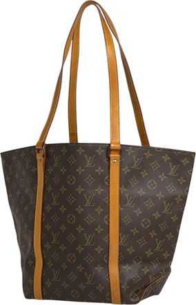 Louis Vuitton Brown Monogram Shoulder Bag Tote Bag (Pre-Owned)
