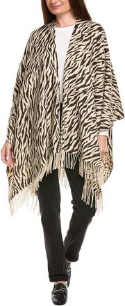 La Fiorentina Reversible Wool & Cashmere-Blend Ruana