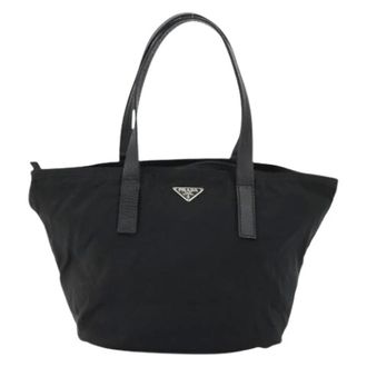 Prada Pre-owned Tote Bags, female, Black, Size: ONE SIZE Pre-owned Vintage Handbag