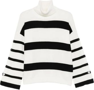 Liu Jo Maglione a righe - Bianco