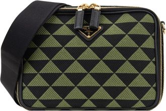 Prada Heren Schoudertas Rits Driehoek - Heren - Schoudertassen - Veelkleurig - ONE Size - Nylon - Tassen