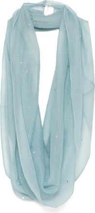 Colombo Sciarpa decorata - Blu