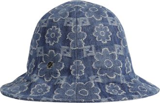 Fendi FF Denim Cloche Hat