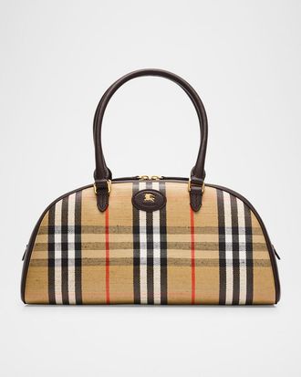 Burberry Highlands Check Bowling Bag