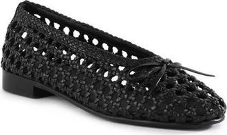 Seychelles Flagstaff Woven Flat in Black at Nordstrom, Size 8.5