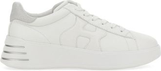 Hogan Rebel Low-Top Textured Mutton Leather Sneakers