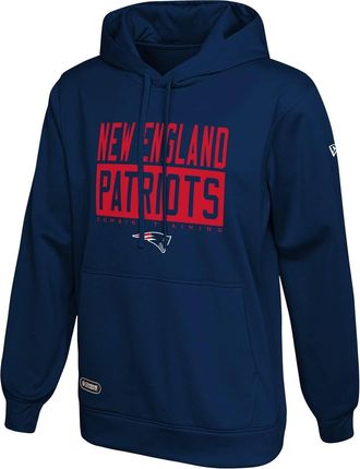 New Era Mens New England Patriots Hoodie In Navy/red