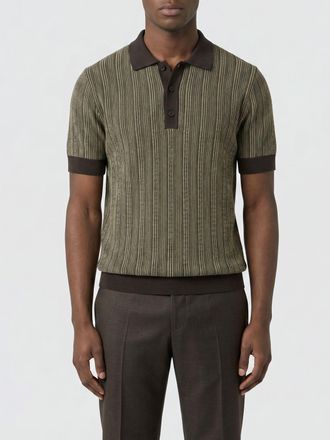 Ferragamo Polo in maglia di lana vergine e viscosa