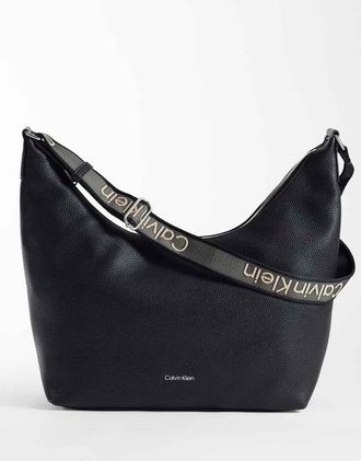 Calvin Klein Borsa da spalla nera-Nero