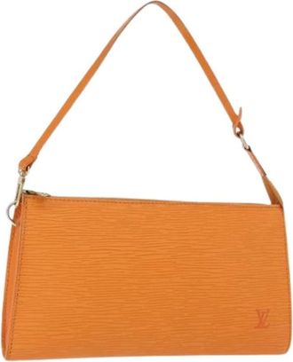 Louis Vuitton Pre-owned Shoulder Bags, female, Orange, Size: ONE SIZE Pre-owned Vintage Epi Accessory Pouch