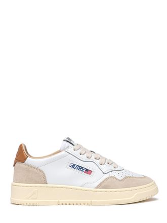 Autry Low-Top Sneakers with Leather and Suede Accents