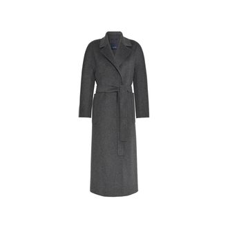 Max Mara Peonie Long Coat - Coats - Mujer - Gris - 2XS