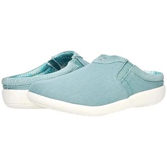 Spenco Siesta Nuevo Mule Womens Blue Round Toe Slip-On Shoes HAM611