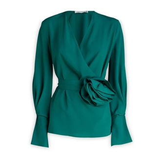 Simona Corsellini Mujer, Blusas y Camisas, Verde, Talla: S