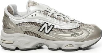 New Balance Sneakers met synthetisch bovenwerk en logodetails - Heren - Sneakers - Grijs - 44 EU - Schoenen