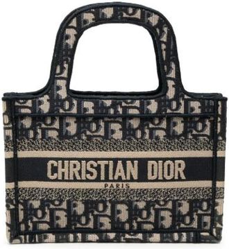 Dior Pre-owned Tote Bags, female, Blue, Size: ONE SIZE Pre-owned Vintage Tote Bag