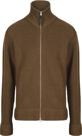 Maison Margiela Jersey de punto acanalado con cremallera de Maison Margiela